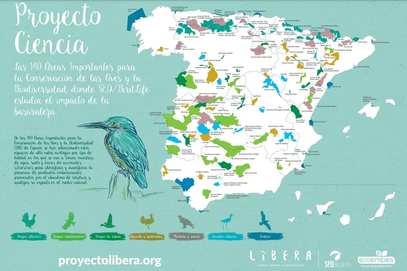 Primer informe que constata que la mayor parte de los espacios naturales de España están afectados por contaminación difusa